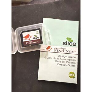 Slice "Vintage Findings" Design Card With Guide